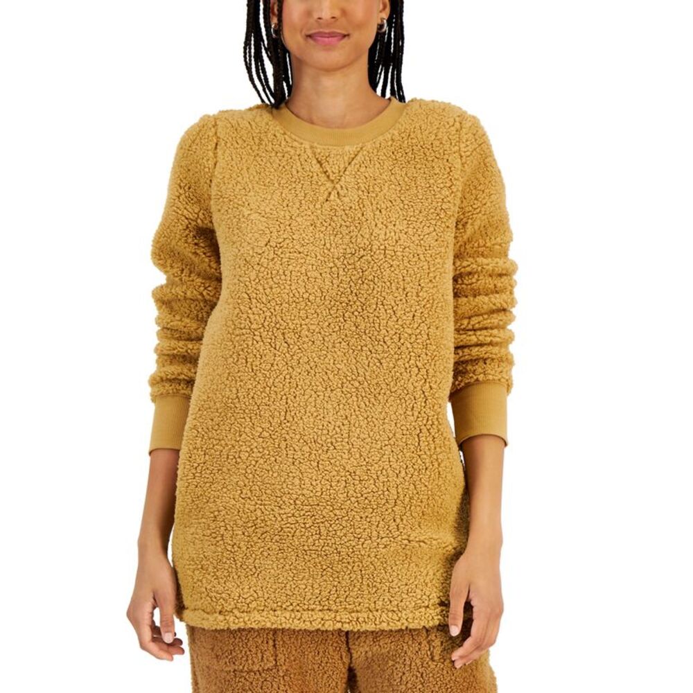 Style & Co Womens Sherpa Tunic